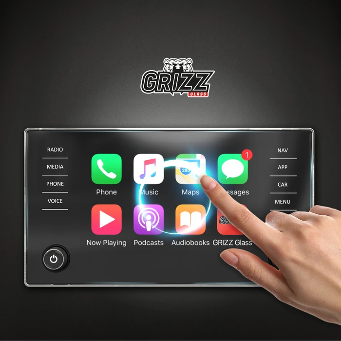 Matte GrizzGlass CarDisplay Protection Skoda Karoq 8" Bolero (2017-2026)