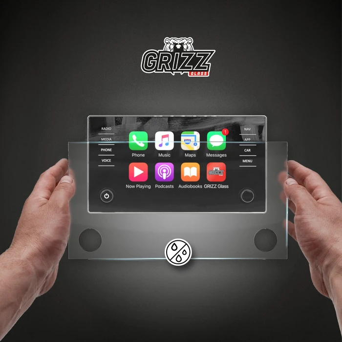 Matte GrizzGlass CarDisplay Protection Skoda Karoq 8" Bolero (2017-2026)