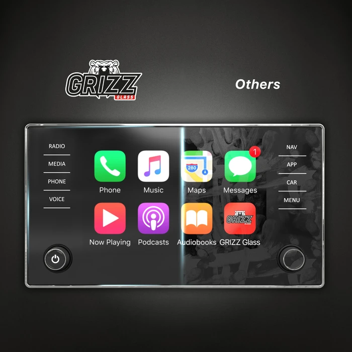 Matte GrizzGlass CarDisplay Protection Skoda Karoq 8" Bolero (2017-2026)