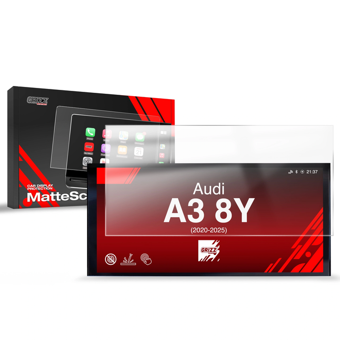 Matte GrizzGlass CarDisplay Protection Audi A3 8Y (2020-2026)