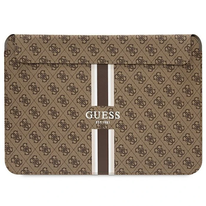 Guess Sleeve GUCS14P4RPSW 14 inch brown 4G Printed Stripes