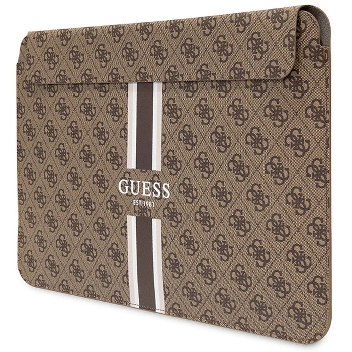 Guess Sleeve GUCS14P4RPSW 14 inch brown 4G Printed Stripes
