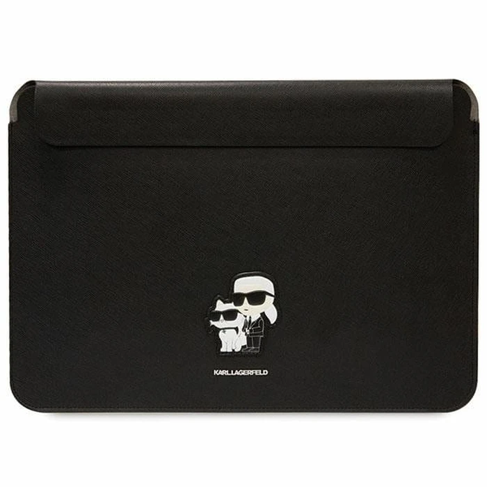 Karl Lagerfeld Sleeve KLCS14SAKCPMK 14 inch black Saffiano Karl&Choupette