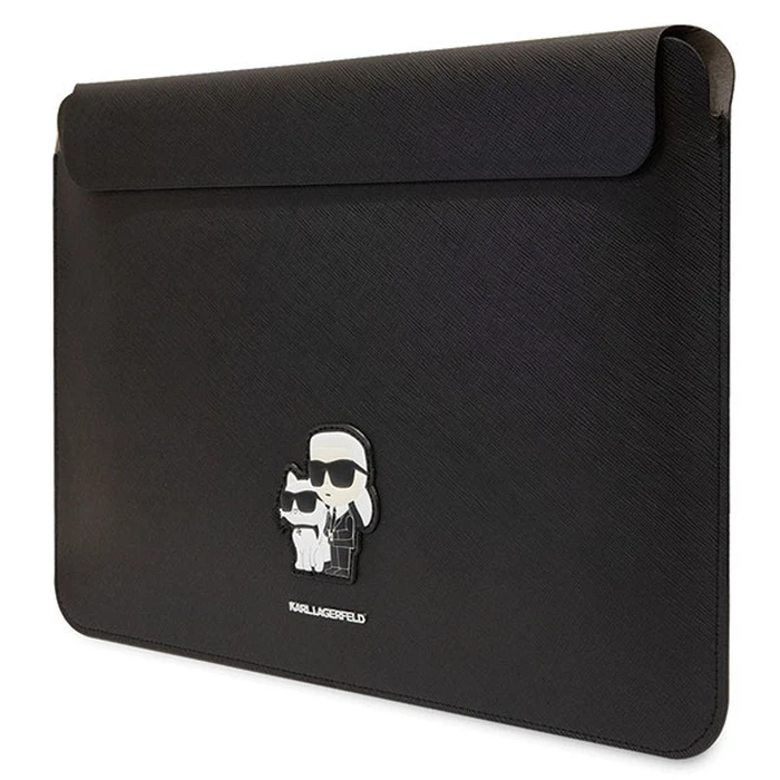 Karl Lagerfeld Sleeve KLCS14SAKCPMK 14 inch black Saffiano Karl&Choupette