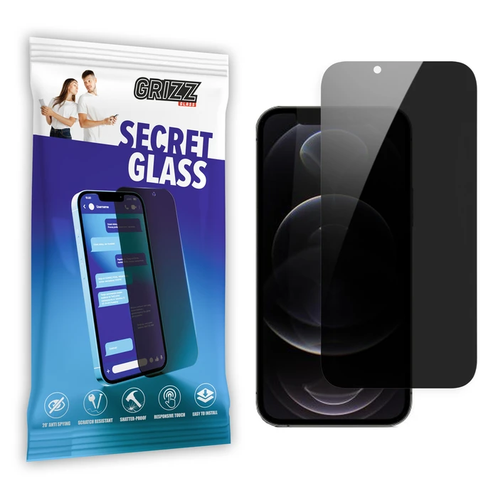 GrizzGlass Matte SecretGlass Apple iPhone 12 Pro