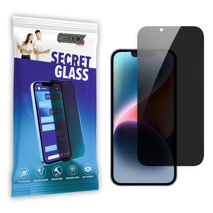 GrizzGlass Matte SecretGlass Apple iPhone 14