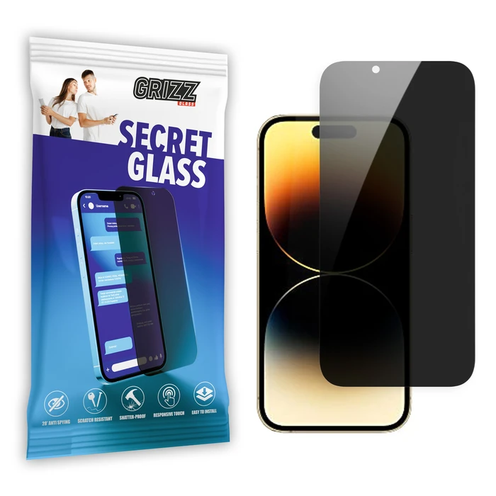 GrizzGlass Matte SecretGlass Apple iPhone 14 Pro