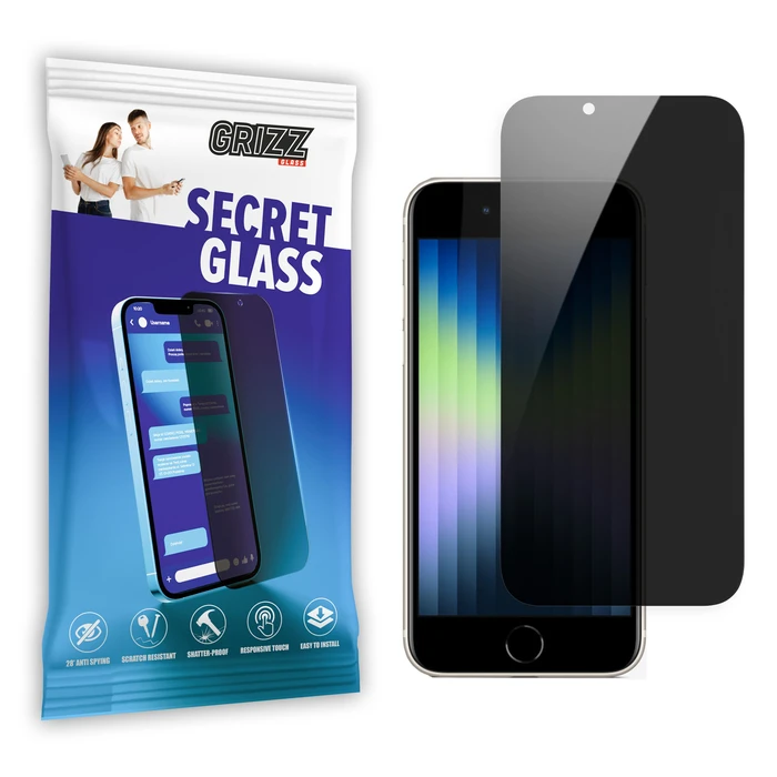 GrizzGlass Matte SecretGlass Apple iPhone SE 2020