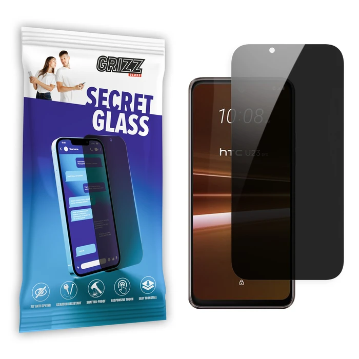 GrizzGlass Matte SecretGlass HTC U23 Pro