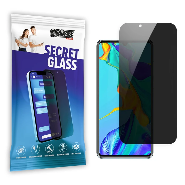 GrizzGlass Matte SecretGlass Huawei P30 Lite