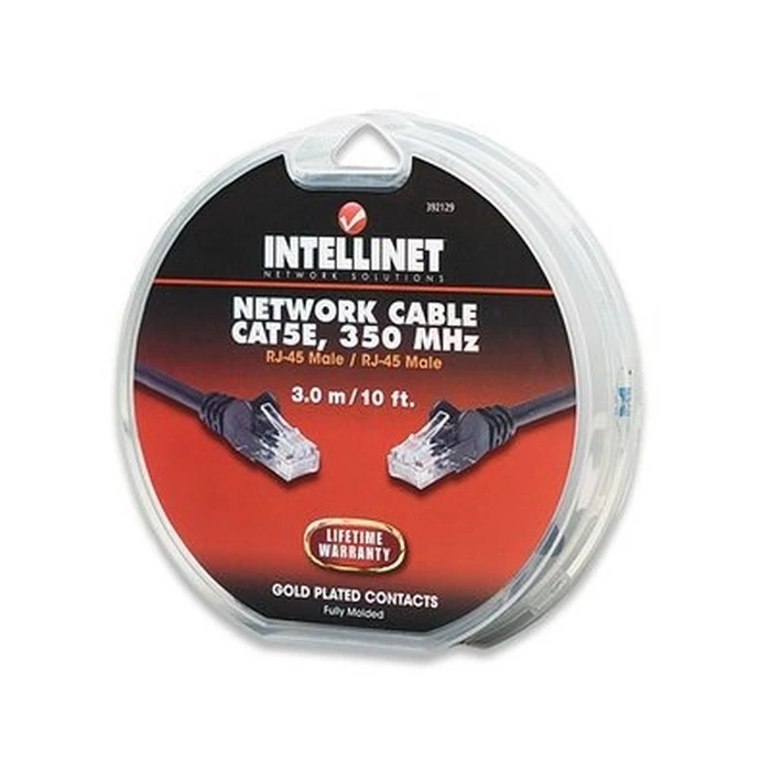 Καλώδιο Δικτύου Intellinet UTP Cat5e 350MHz 3m μαύρο