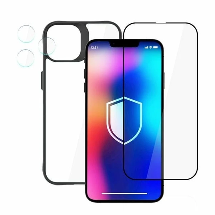 3MK Comfort Set 4in1 Case + Camera Glass + Screen Glass Apple iPhone 13 Pro