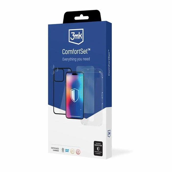 3MK Comfort Set 4in1 Case + Camera Glass + Screen Glass Apple iPhone 13 Pro