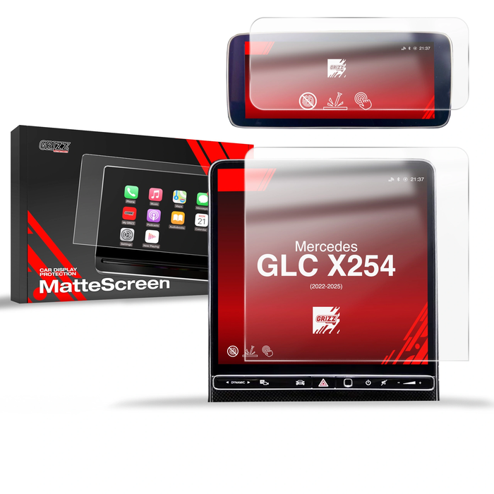 Matte GrizzGlass CarDisplay Protection Mercedes GLC X254 (2022-2026) [2in1]
