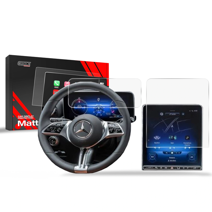 Matte GrizzGlass CarDisplay Protection Mercedes GLC X254 (2022-2026) [2in1]