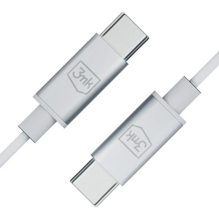 3MK Wired Earphones USB-C white