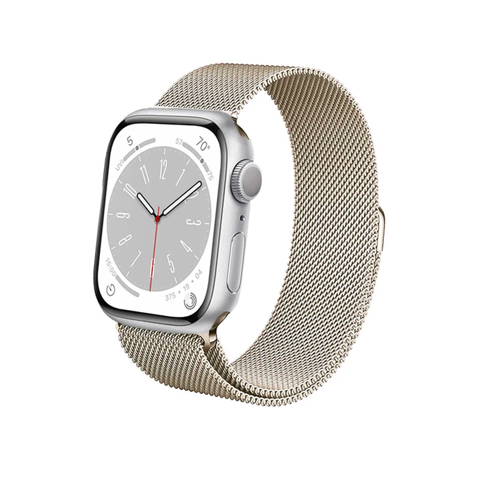 Bracelet strap Crong Milano Steel Apple Watch 38/40/41/42 mm (champagne)