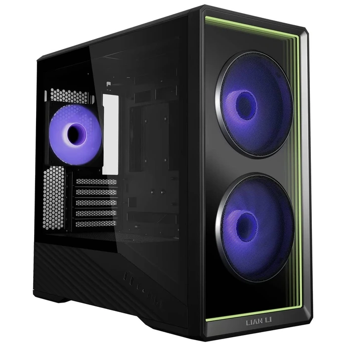 Lian Li Vector V150 Gaming Mini Tower Κουτί Υπολογιστή με Πλαϊνό Παράθυρο Μαύρο