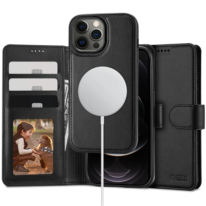 Tech-Protect Wallet MagSafe Apple iPhone 12/12 Pro Black