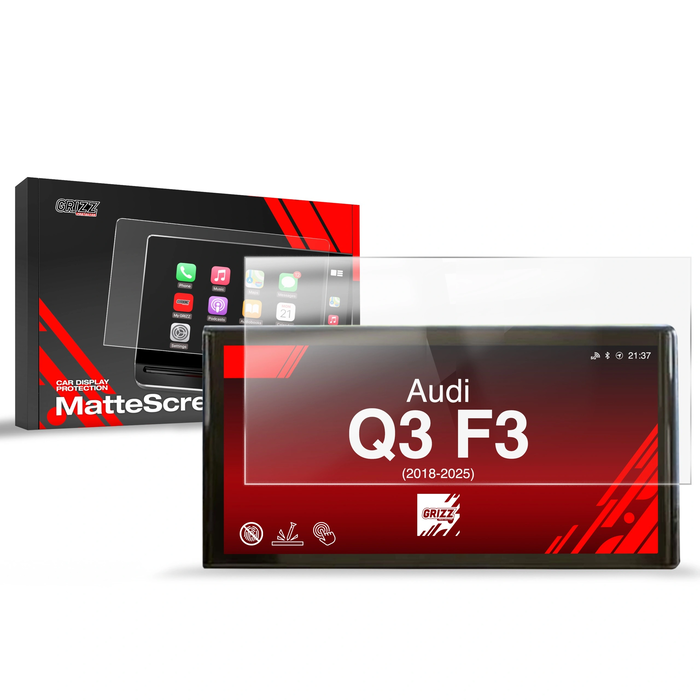 Matte GrizzGlass CarDisplay Protection Audi Q3 F3 8,8" 2018-2025