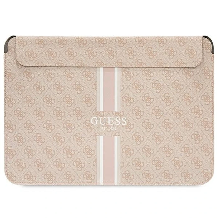 Guess Sleeve GUCS14P4RPSP 14 inch pink 4G Printed Stripes