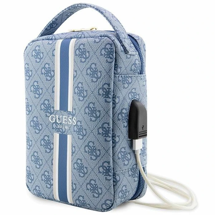 Guess GUHBP4RPSB Organizer blue 4G Printed Stripes