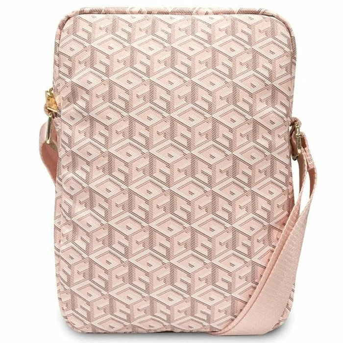 Guess GUTB10HGCFSEP 10 inch pink GCube Stripe Tablet Bag