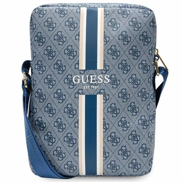 Guess GUTB10P4RPSB 10 inch blue 4G Stripes Tablet Bag
