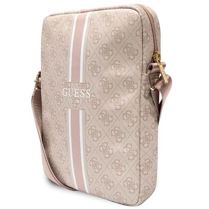 Guess GUTB10P4RPSP 10 inch pink 4G Stripes Tablet Bag