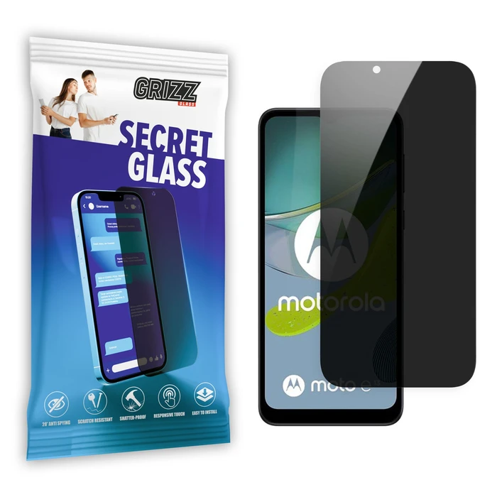 GrizzGlass Matte SecretGlass Motorola Moto E13
