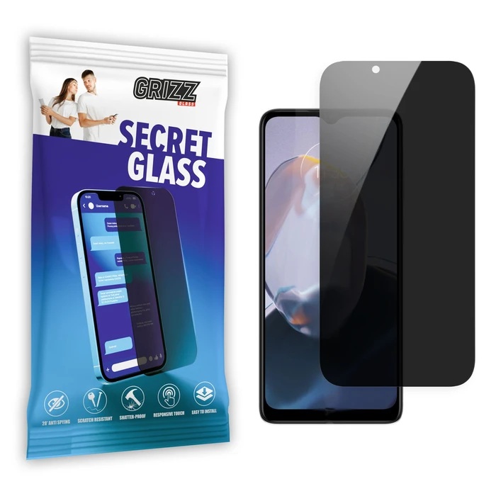 GrizzGlass Matte SecretGlass Motorola Moto E22i