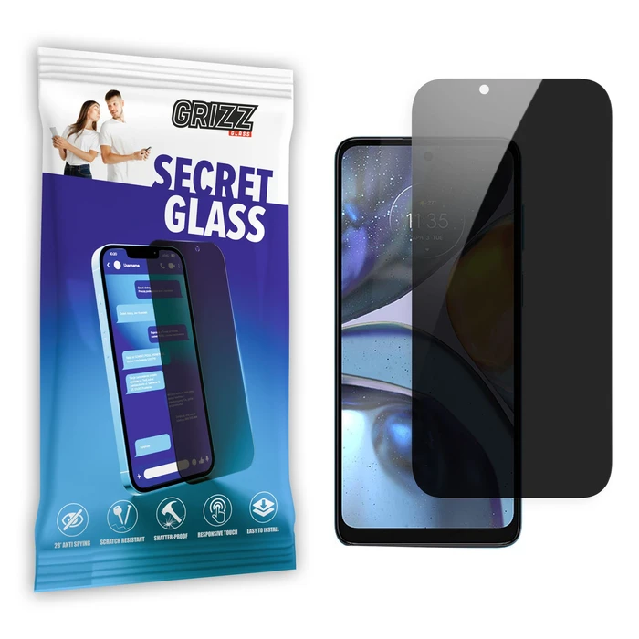 GrizzGlass Matte SecretGlass Motorola Moto G22
