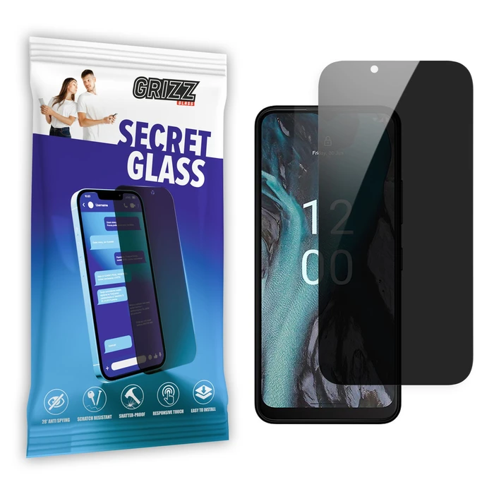 GrizzGlass Matte SecretGlass Nokia C22