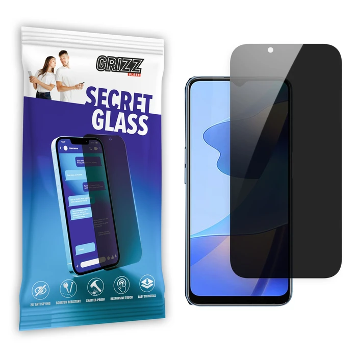 GrizzGlass Matte SecretGlass Oppo A16