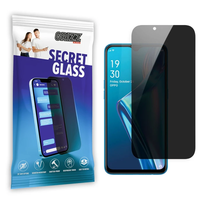 GrizzGlass Matte SecretGlass Oppo A5 2020