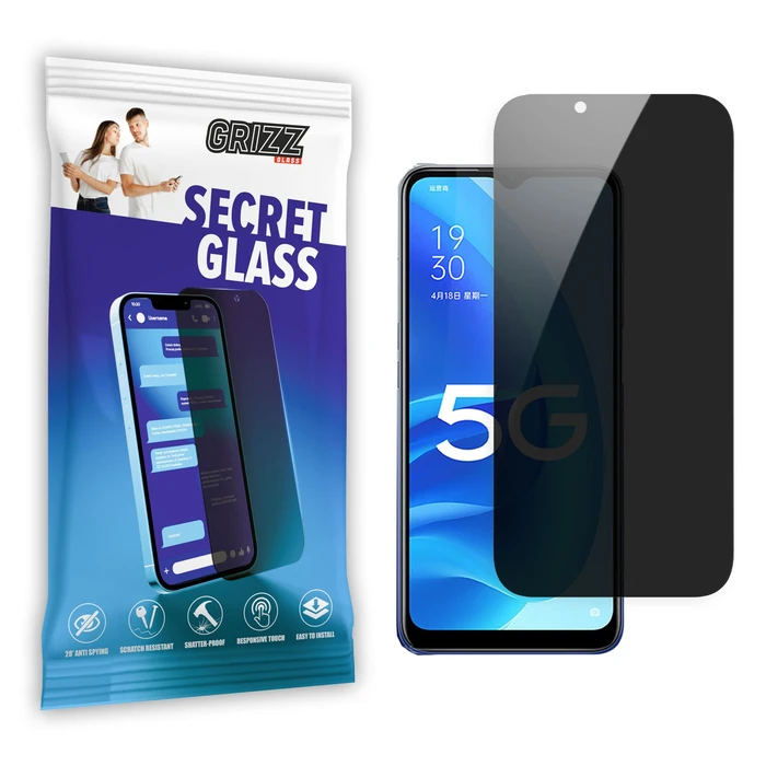GrizzGlass Matte SecretGlass Oppo A55s