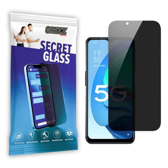 GrizzGlass Matte SecretGlass Oppo A56s