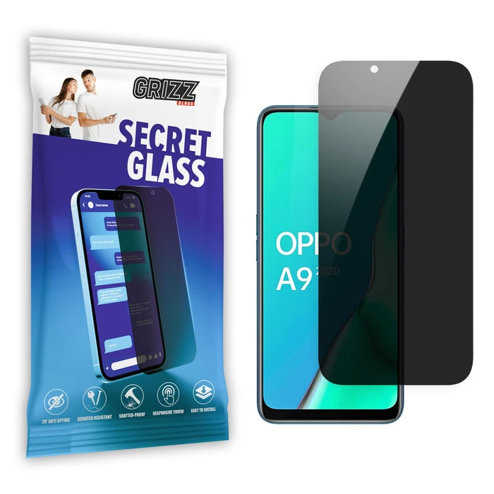 GrizzGlass Matte SecretGlass Oppo A9 2020