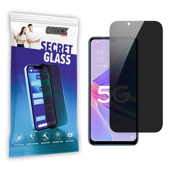 GrizzGlass Matte SecretGlass Oppo A96 5G