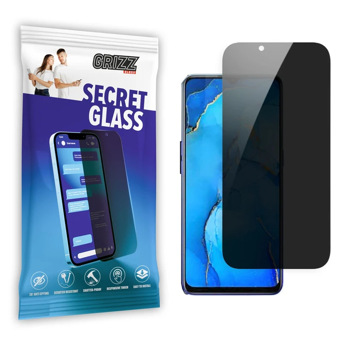 GrizzGlass Matte SecretGlass Oppo Reno 3