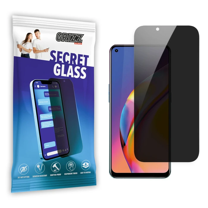 GrizzGlass Matte SecretGlass Oppo Reno 5 F