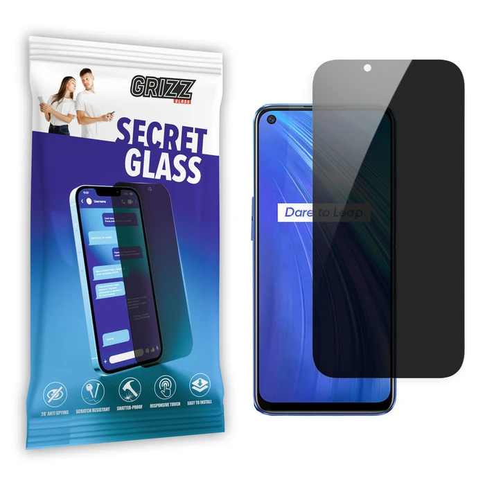GrizzGlass Matte SecretGlass Realme 6
