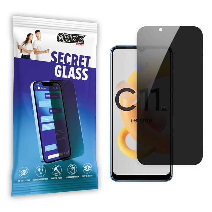 GrizzGlass Matte SecretGlass Realme C11