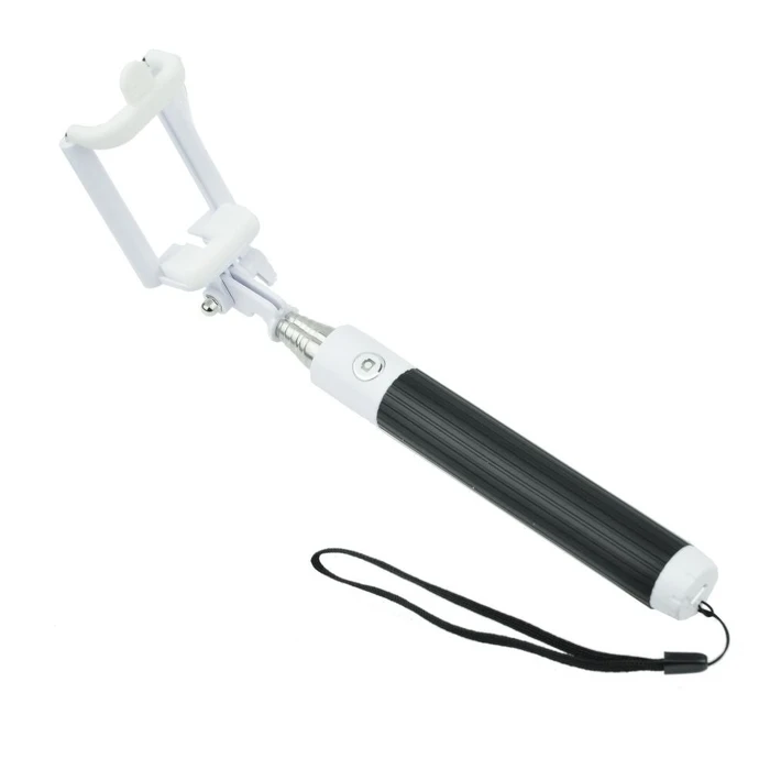 Selfie stick Μαύρο - Λευκό(AC-2835)