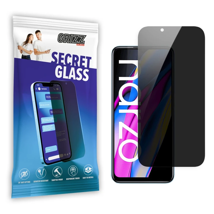 GrizzGlass Matte SecretGlass Realme Narzo 50A Prime