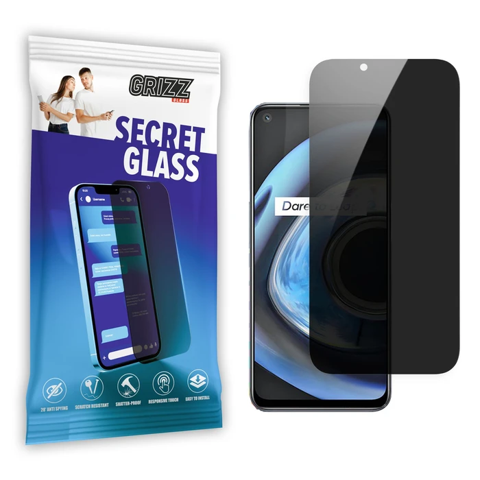 GrizzGlass Matte SecretGlass Realme Q3 5G