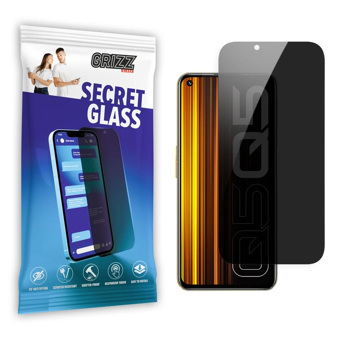 GrizzGlass Matte SecretGlass Realme Q5