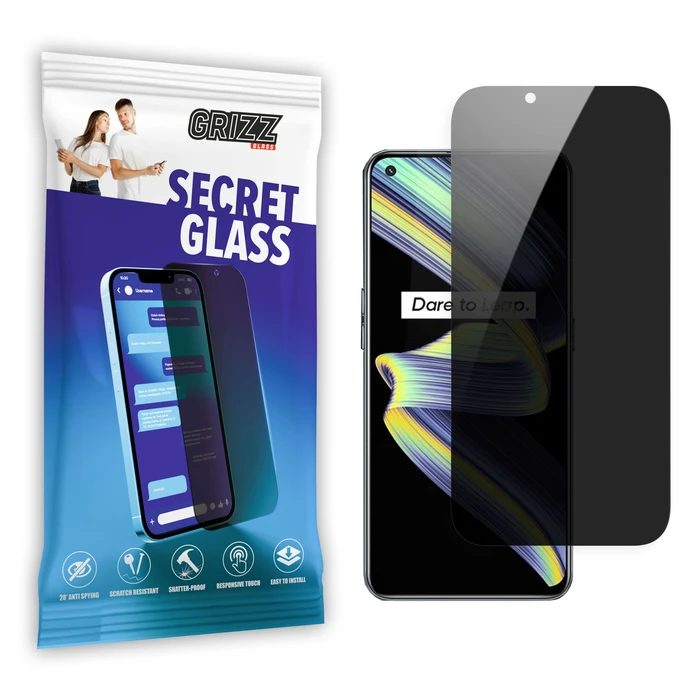 GrizzGlass Matte SecretGlass Realme X7 Max 5G