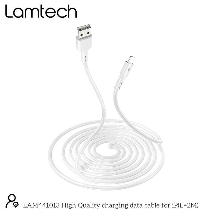 Καλώδιο Lightning Lamtech Lightning 2m WHITE
