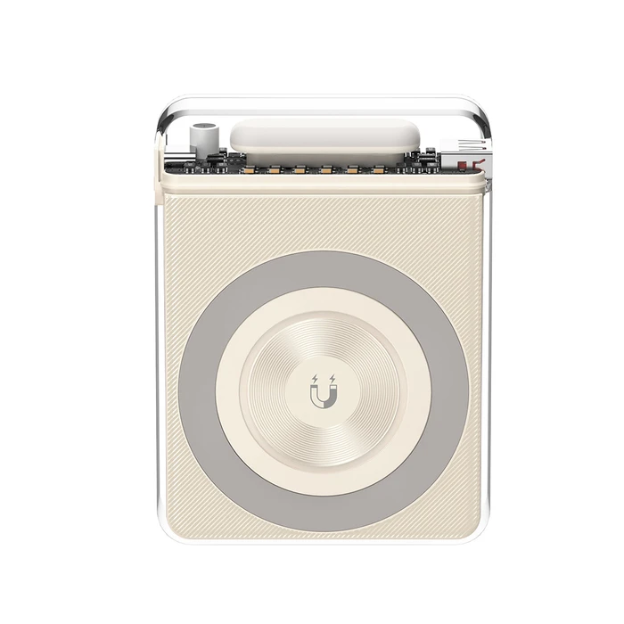 XO Power Bank PR226 Mini Transparent Light Display Magnetic Absorption Fast Charging 10000mAh